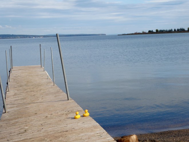 Pier looking toward Lake Superior