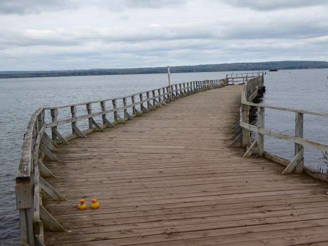 Pier over Chequamegon Bay