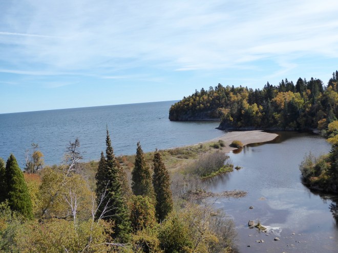 Beaver River flows into Lake Superior