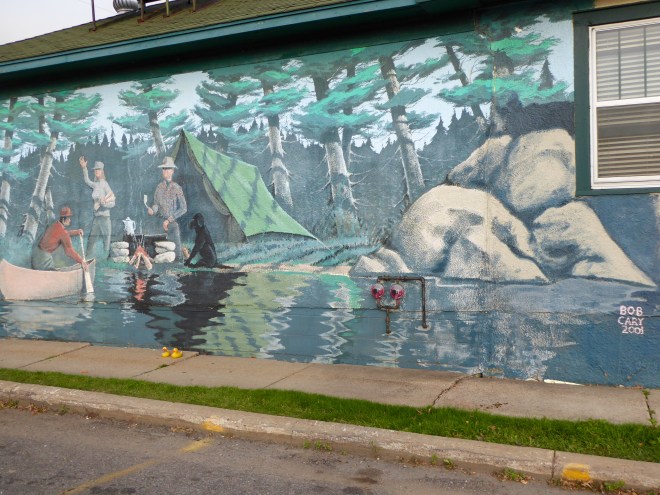 Mural in Ely, Minnesota