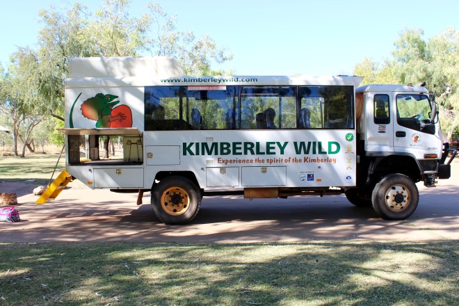 Our Kimberley Wild tour vehicle