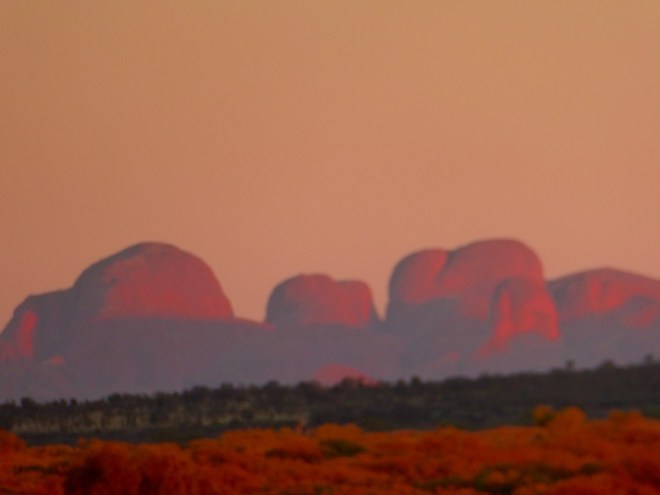 Sunrise over Kata Tjuta