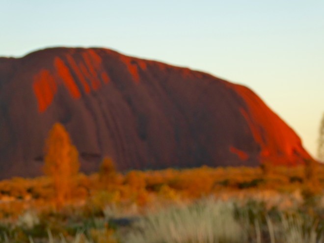 Sunrise at Uluru