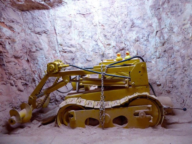 We are on old mining equipment