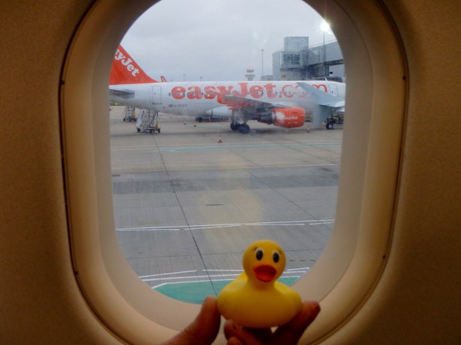 Ready to fly from London to Ireland