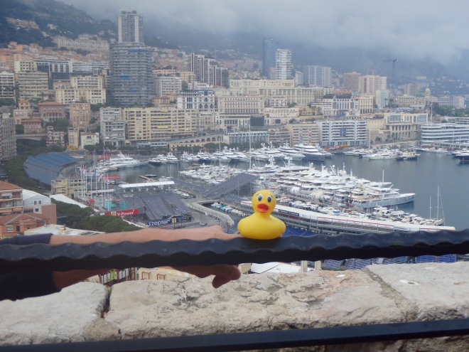Yachts in Monaco's harbor