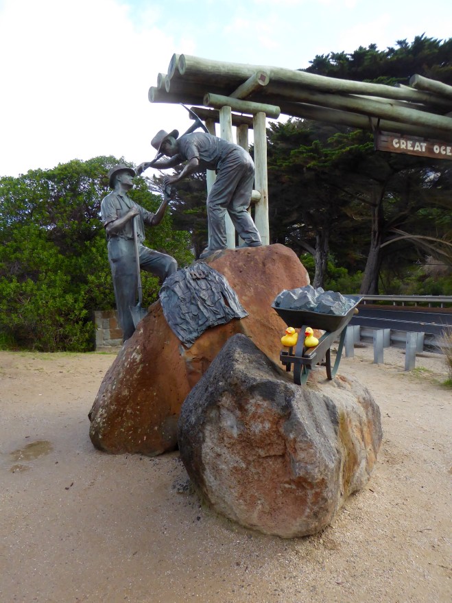 Commemorating men who built The Great Ocean Road
