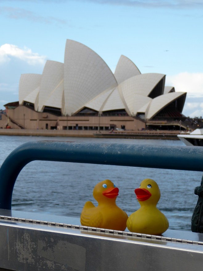 Zeb and Eider by the Sydney Opera House