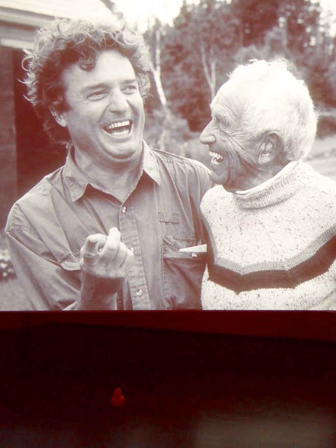 Andrew Wyeth and his son, Jamie Wyeth