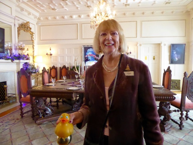Our friend Connie in the Formal Dining Room