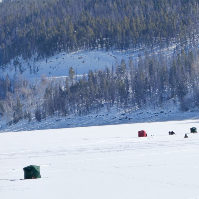 Ice fishing shelters