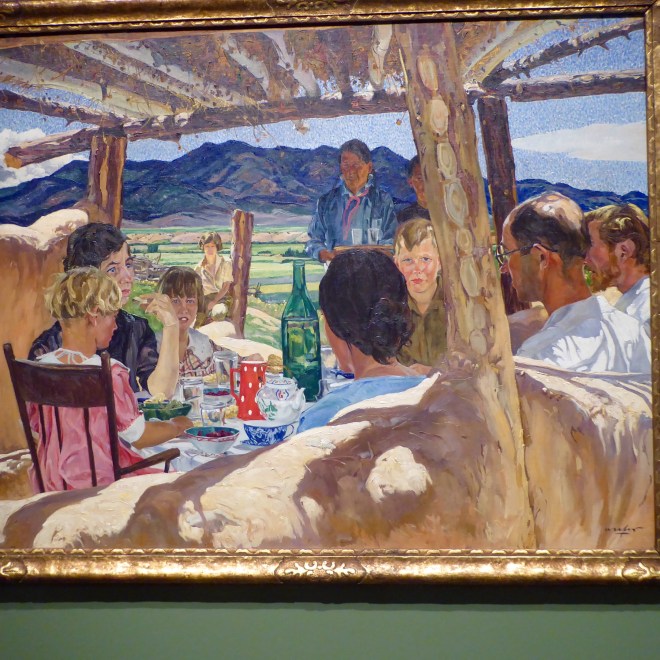 Lunchion at Lone Locust by Ufer 