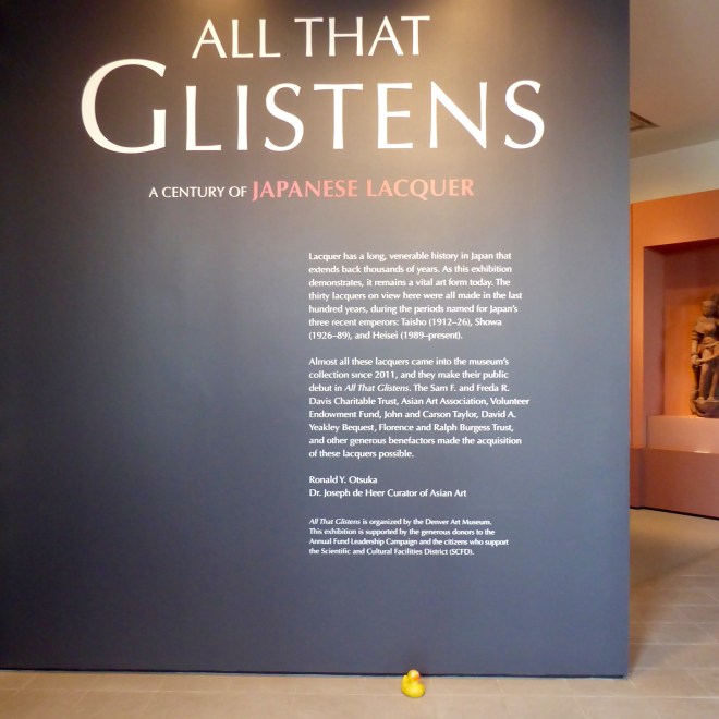 The Denver Art Museum has Japanese Lacquer