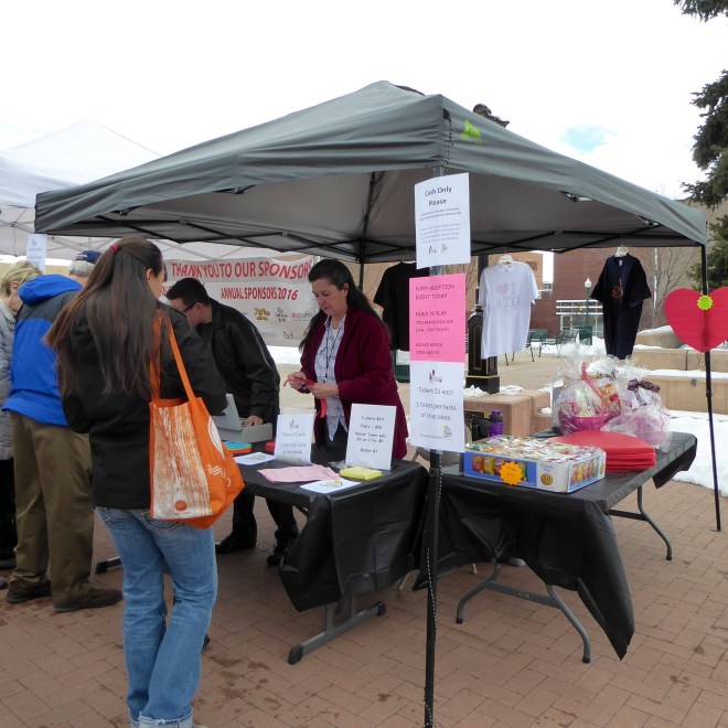 Tickets for $1 per sample sold here