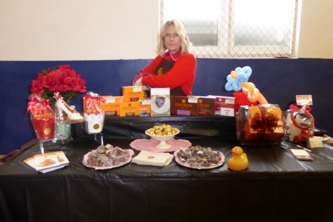 Enstrom's Candies. Love the toffee