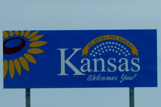 We are entering Kansas
