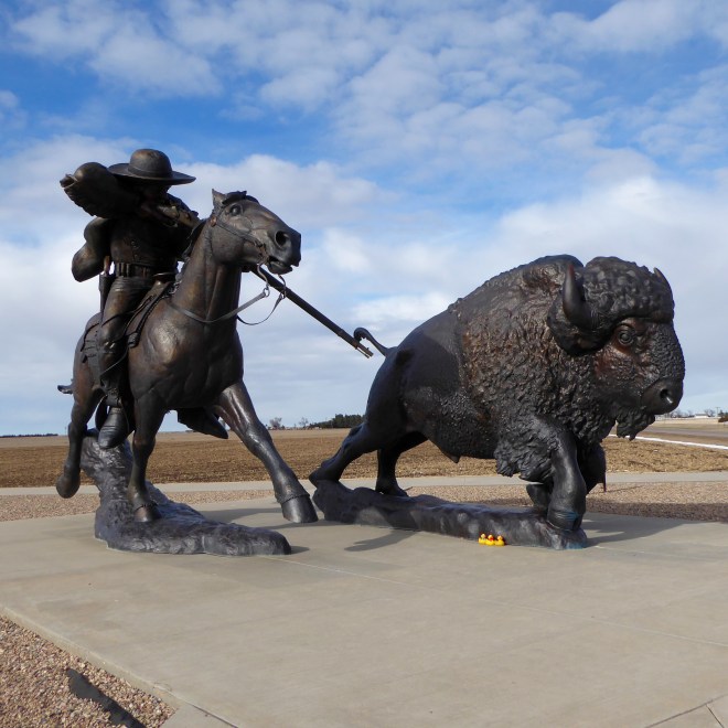 Buffalo Bill and a Buffalo