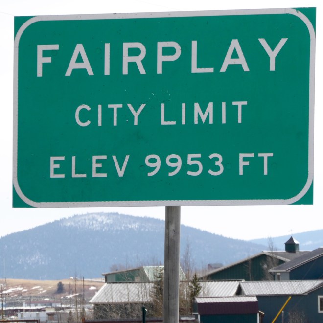 Welcome to Fairplay, Colorado
