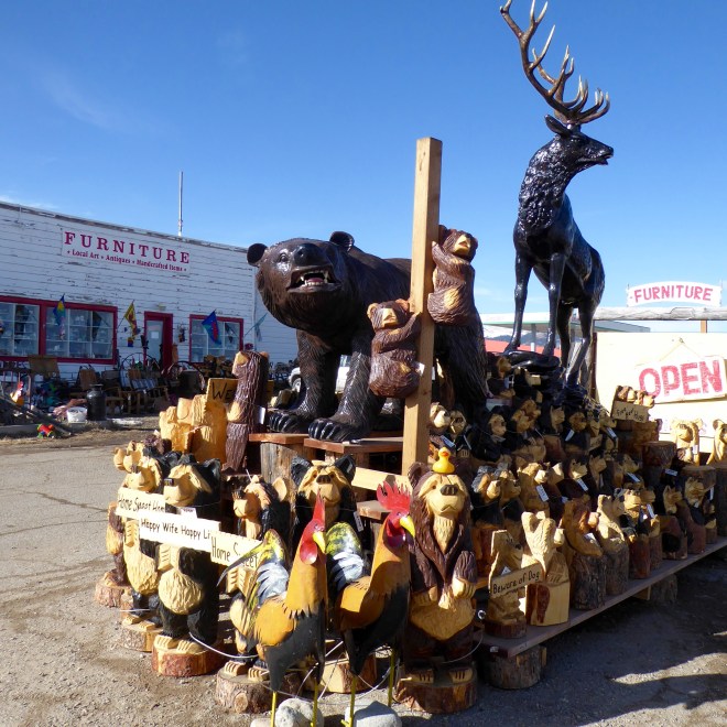 Wood carvings for you? We have one at home.