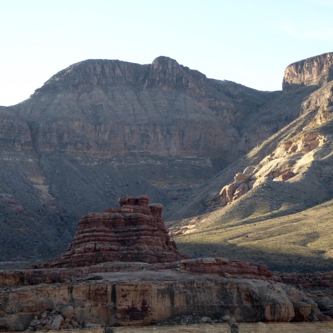 Great rock formation in rock canyon