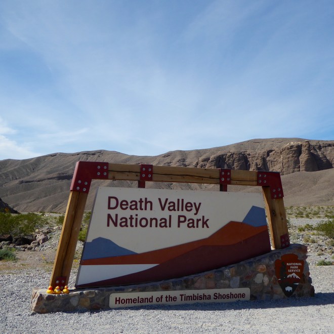 Going into Death Valley National Park