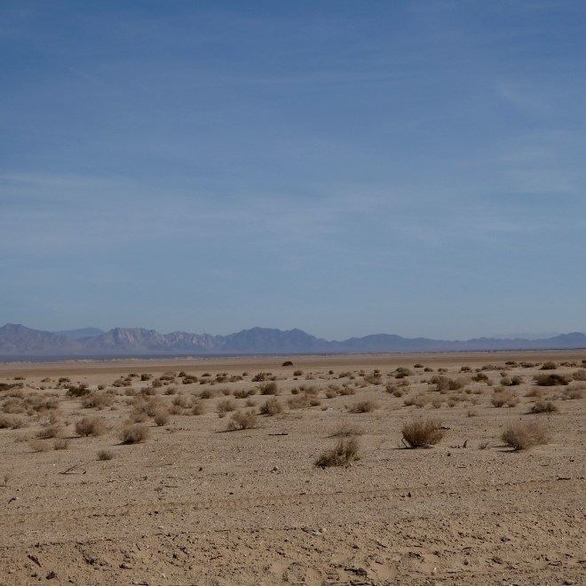 Mojave Desert. Rather barren