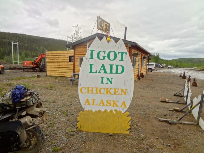 Egg in Chicken, Alaska