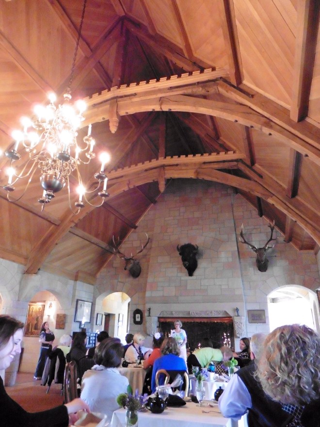 Huge room for group to enjoy afternoon tea