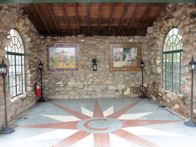 Outdoor area for gatherings