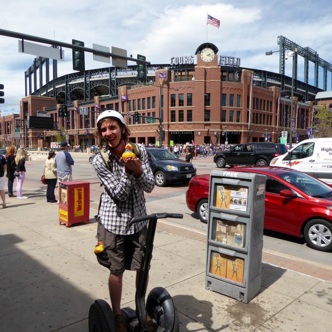 Coors Field, home to Colorado Rockies baseball team. Game starts soon.