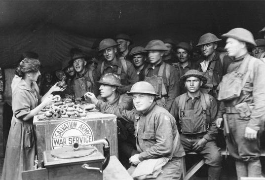 Salvation Army Doughnut Lassie of World War I