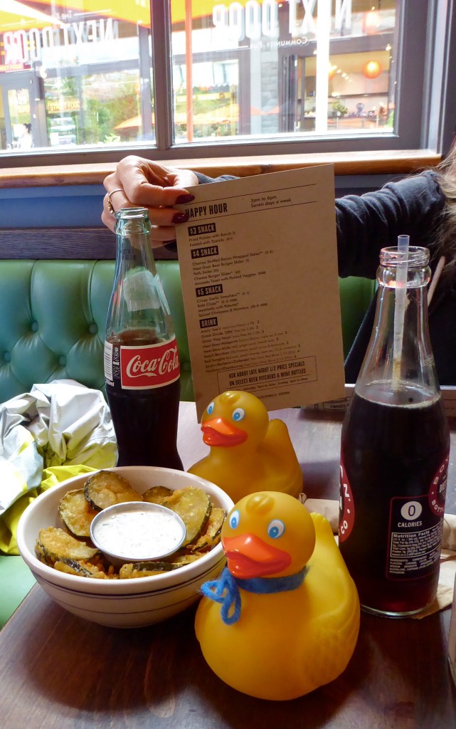 Fried Pickles and Coca Cola from Mexico
