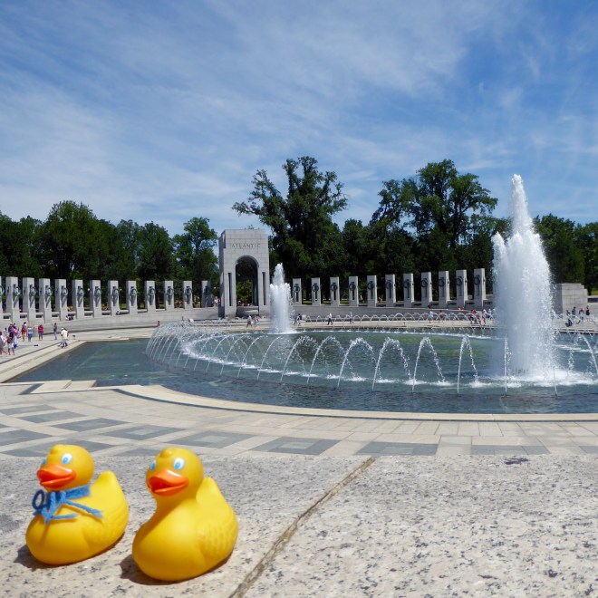 Fountains in World War II Memorial