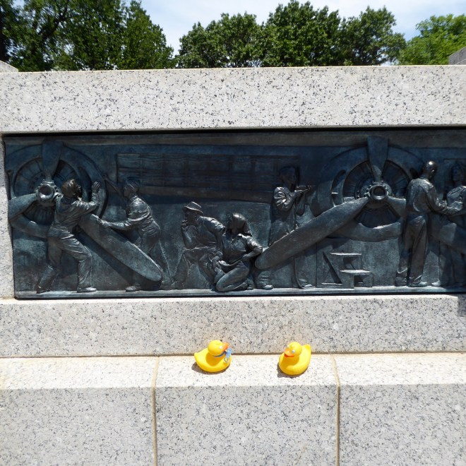 Bas relief airplanes