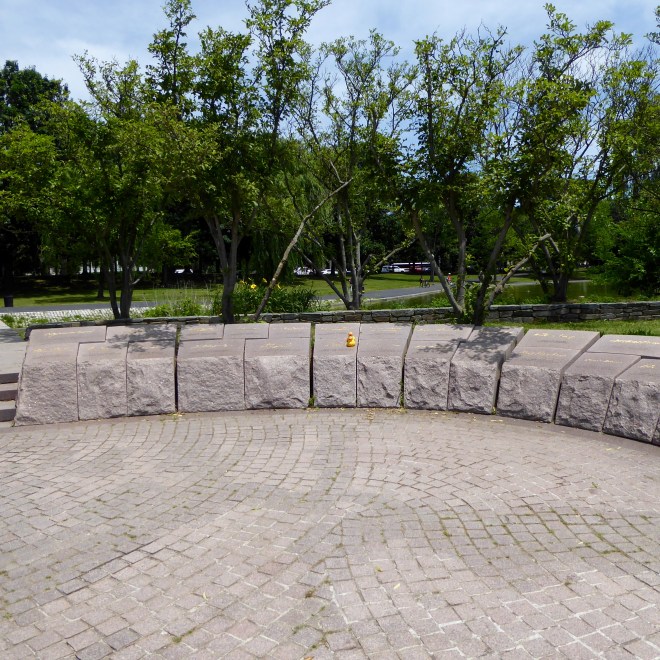 A plaque for each signer