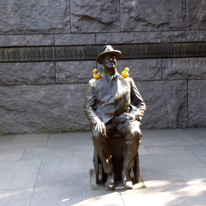President Franklin Delano Roosevelt in his wheel chair