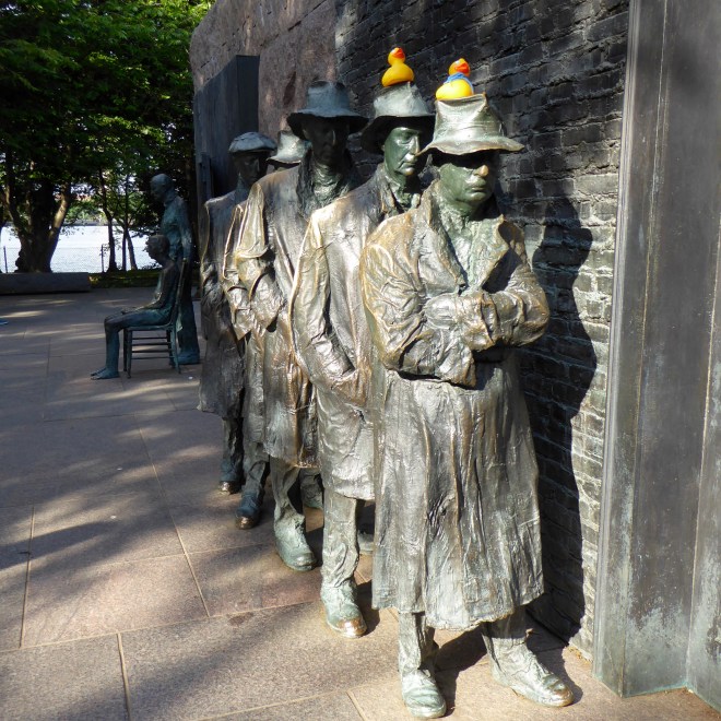 In line for Soup Kitchen