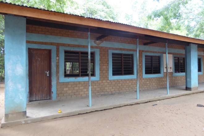 Classrooms here. We were in class on other side