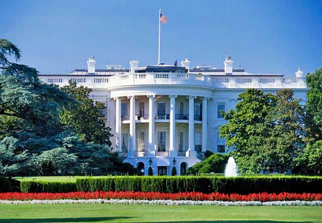 White House and south lawn