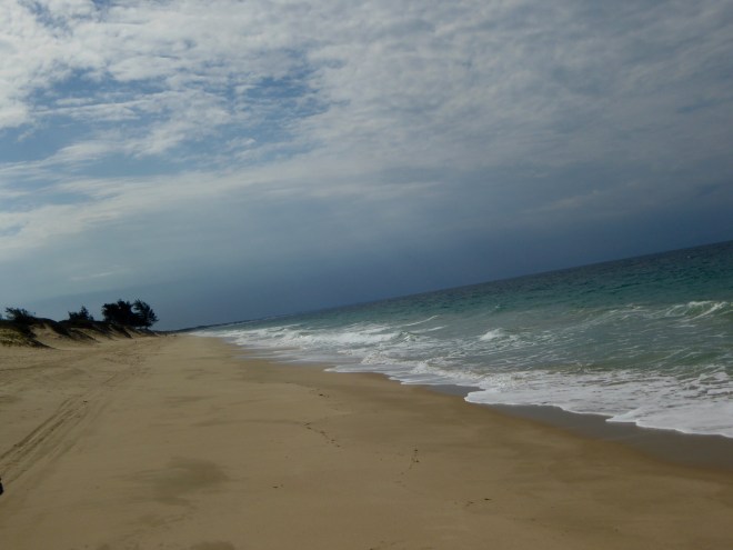 Indian Ocean from back of Bonnie