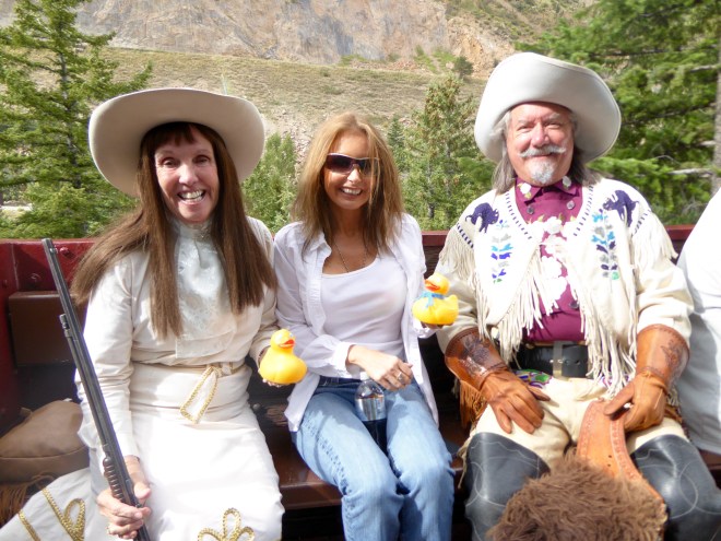 With Annie Oakley and Buffalo Bill