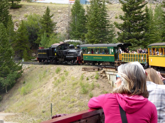 Our train is heading back