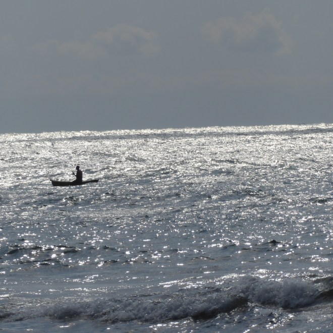 Canoe on Lake Malawi