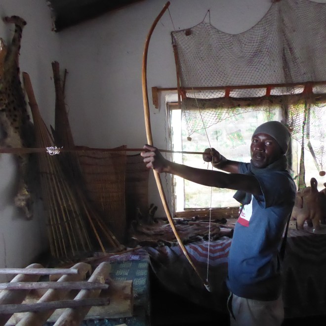 Poison arrows were used