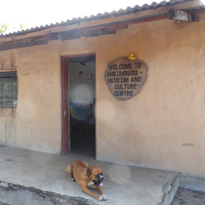 Jeb waiting for us at the museum and cultural center