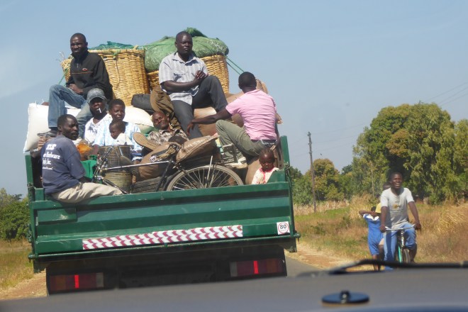 Riding through Malawi