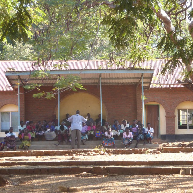 outdoor choir practice