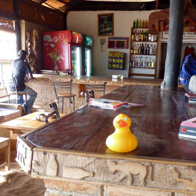 Great carving on edge of bar