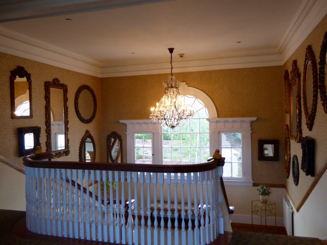 Looking out from our floor 