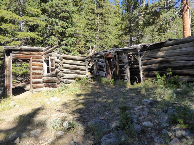 Abandoned building. We are on window ledge